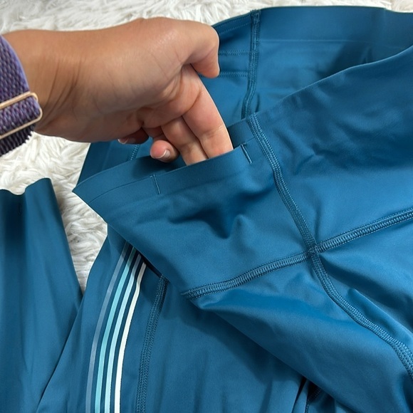 Lululemon Speed Limit Crop 23" Bermuda Teal - Picture 3 of 8